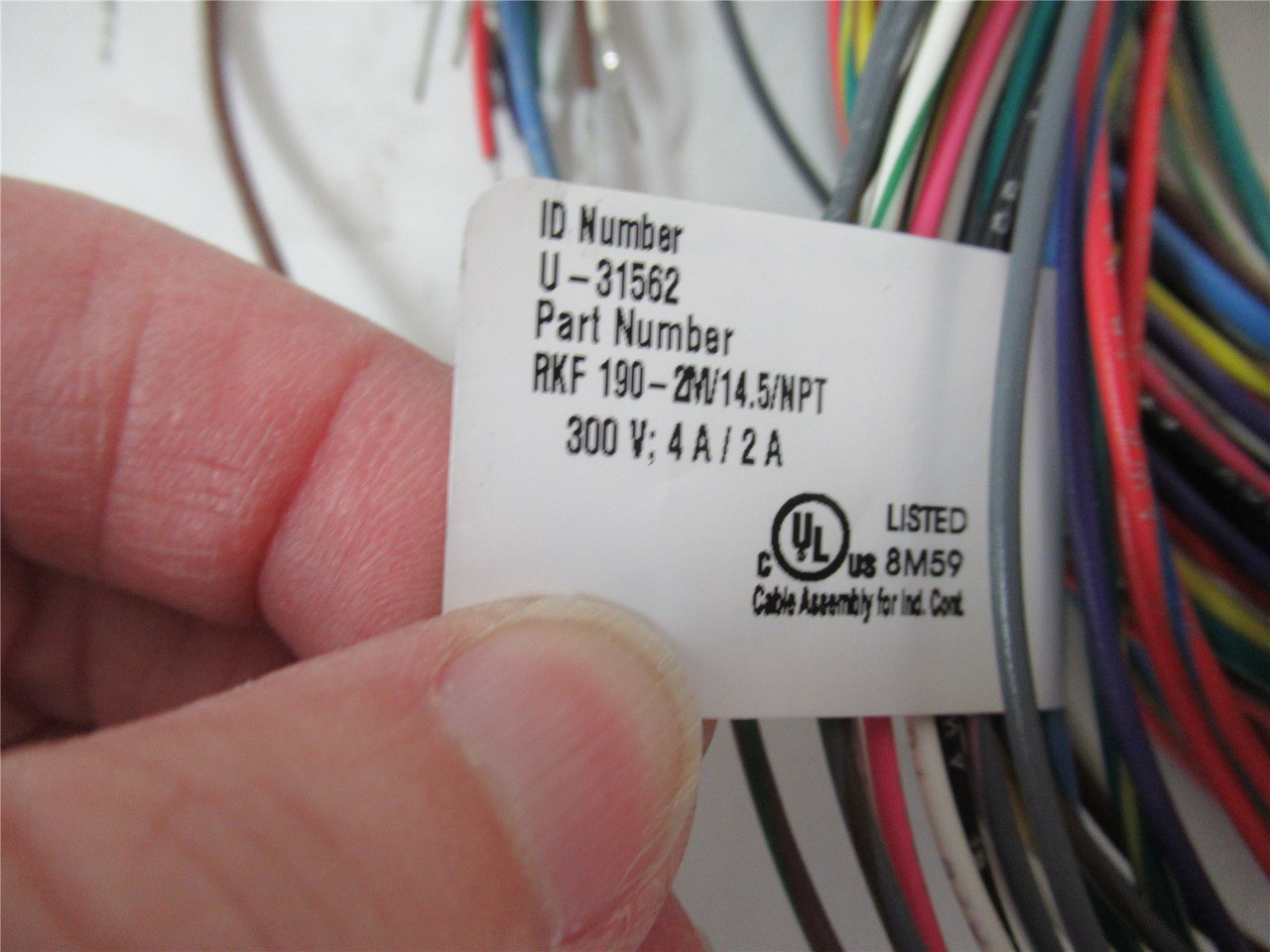 Turck RKF190-2M/14.5/NPT;  SingleEnded ReceptacleFemale .125"