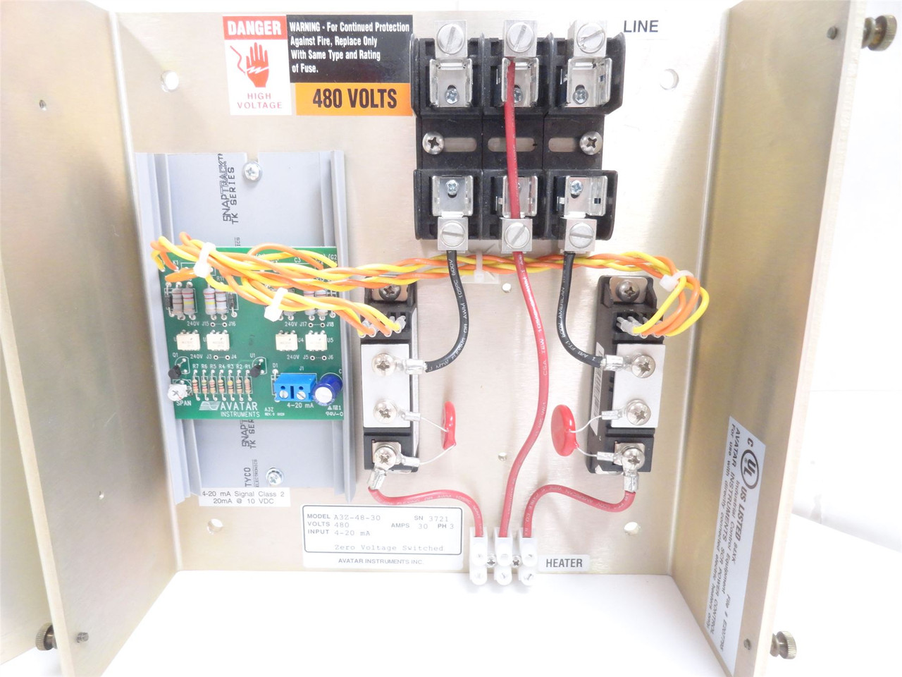 Avatar A3Z-48-30; Power Controller 480VAC; 30 Amps; 3-Phase