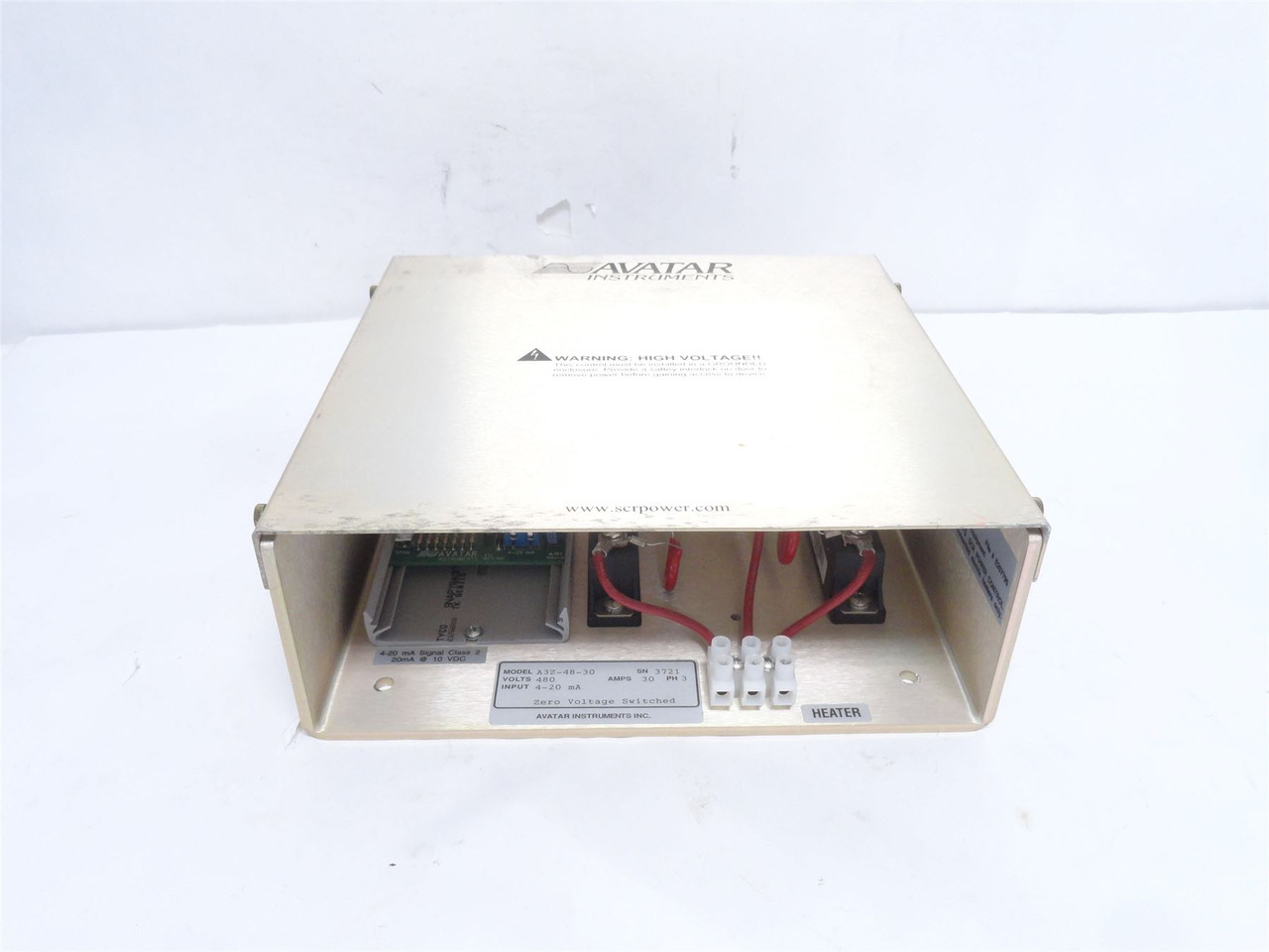 Avatar A3Z-48-30; Power Controller 480VAC; 30 Amps; 3-Phase