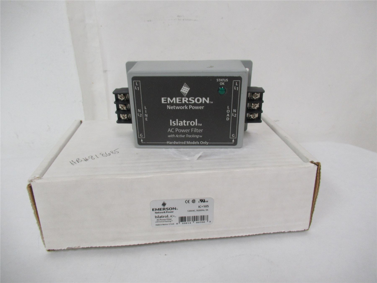 Emerson IC+105; Network Power Surge Protector Islatrol