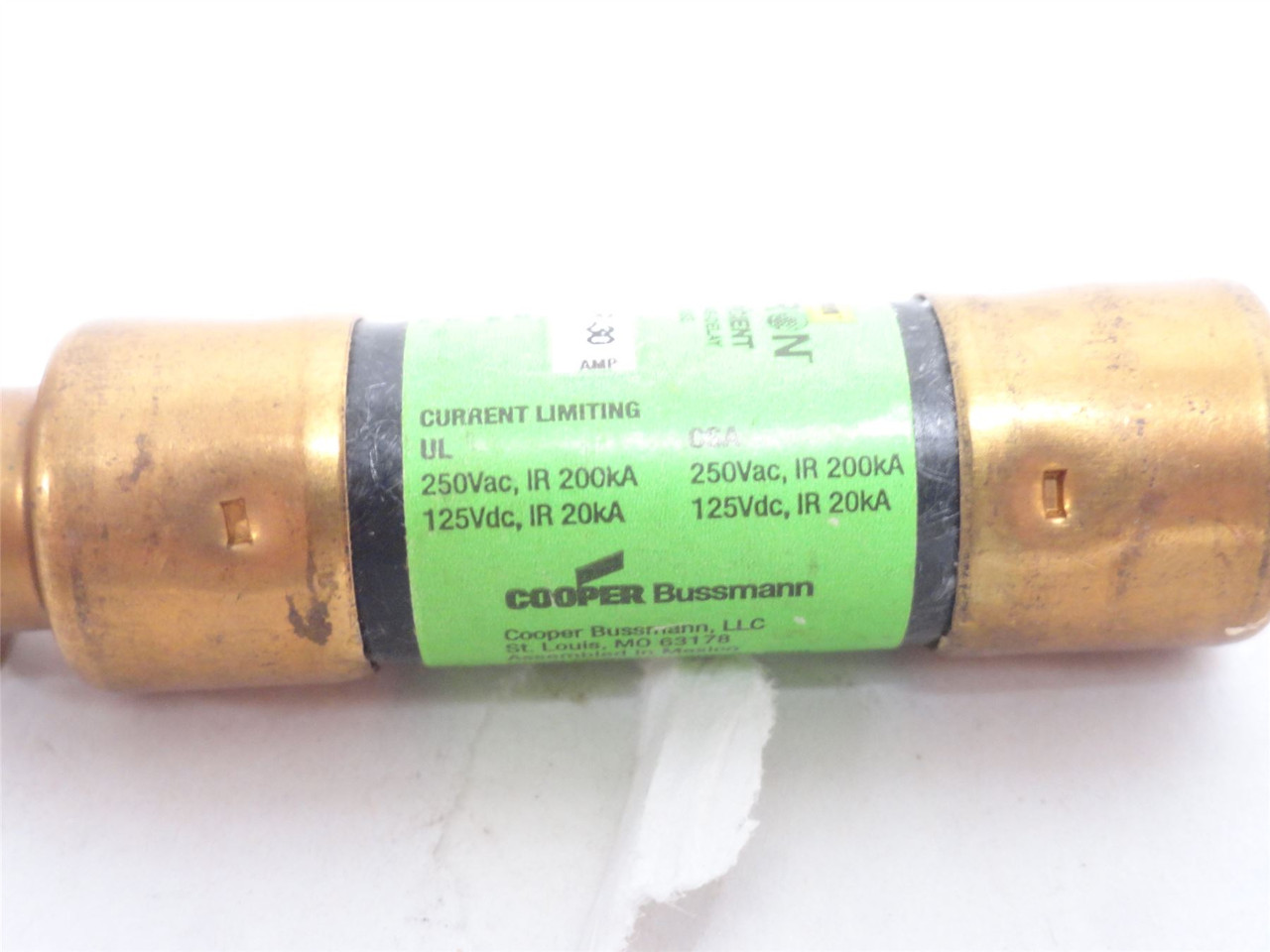 Bussmann FRN-R-30; Time Delay Fuse 30A; 250VAC/125VDC