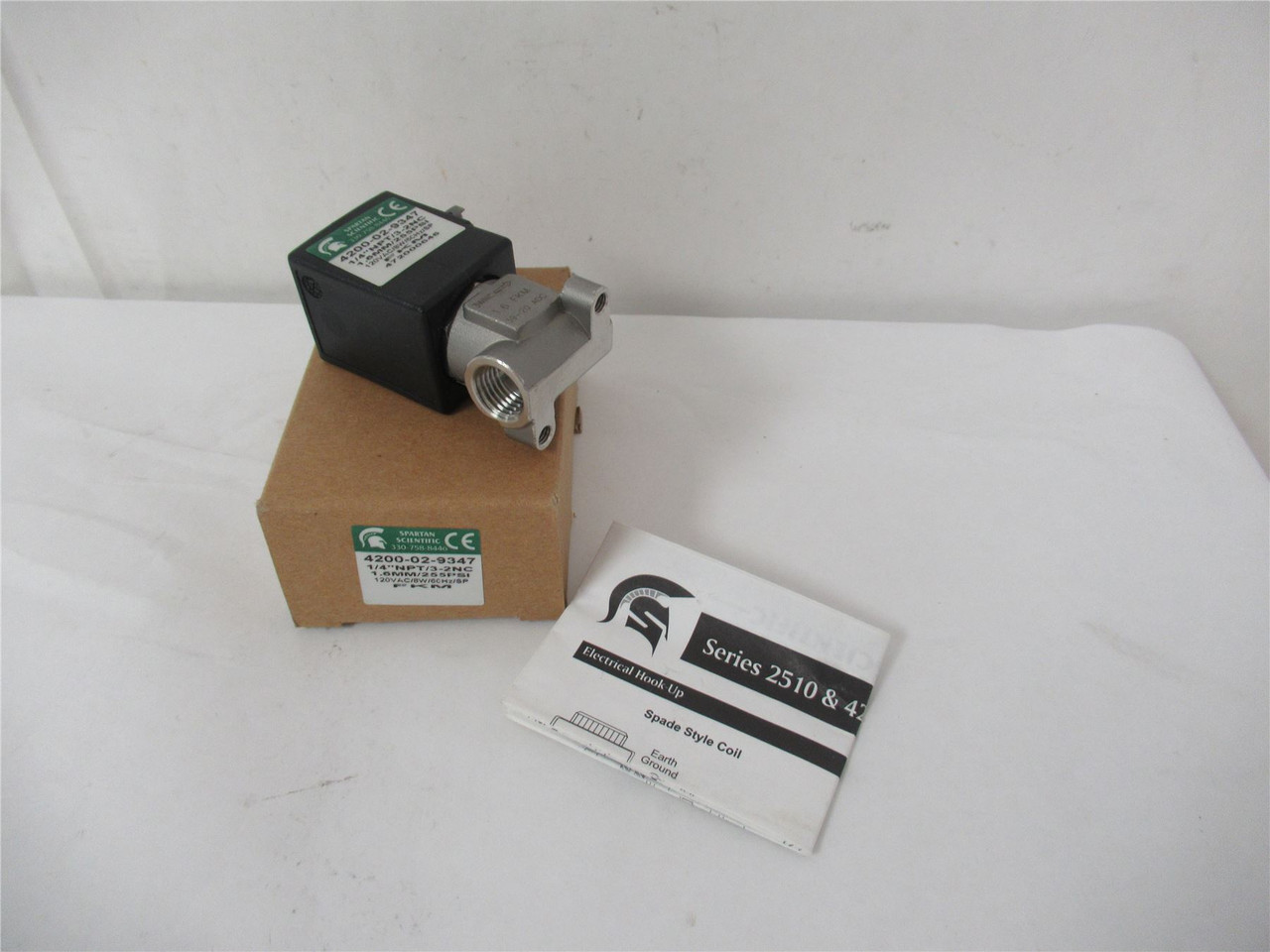 Spartan Scientific 4200-02-9347; Solenoid Valve 1/4" NPT 120V