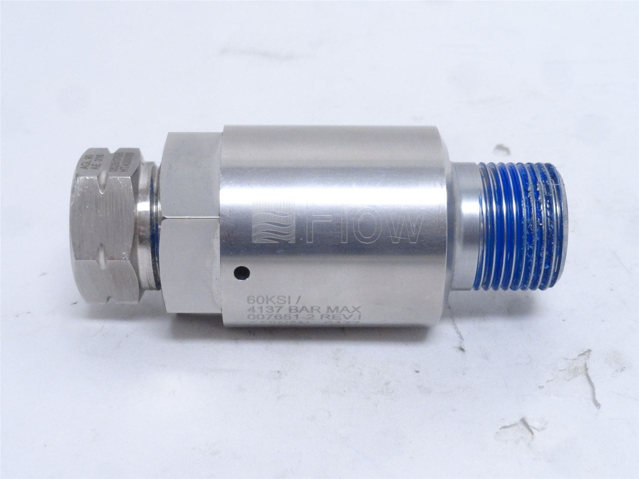 Flowserve 007651-2; Hose to Pipe Adaptor; SS; 9/16" Tube
