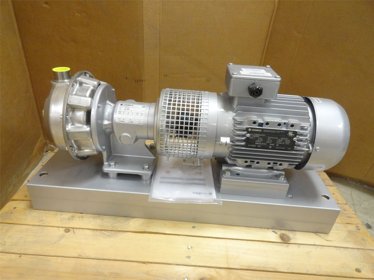 Lowara CEF806/07/D2F; Single-Impeller Pump 2HP 480VAC 3455RPM