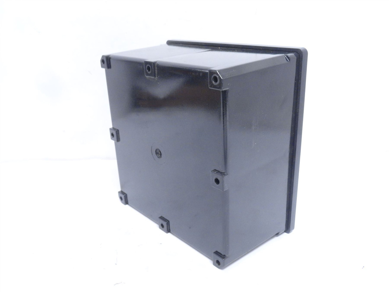 Carlon E989N; Black Plastic Junction Box; 8" x 8" x 4"