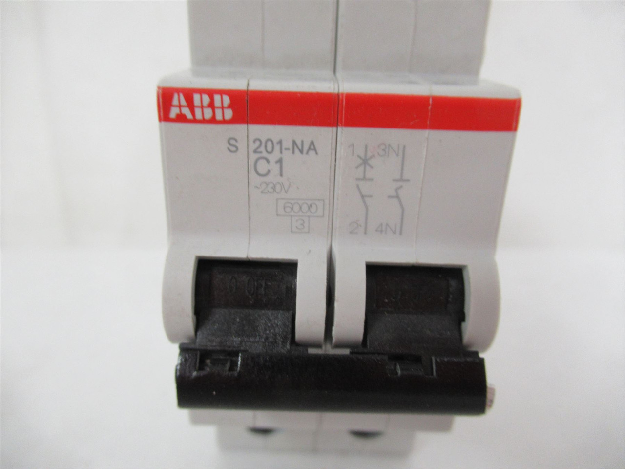 ABB S201-NA C1; Mini Circuit Breaker 0 2P C 1A