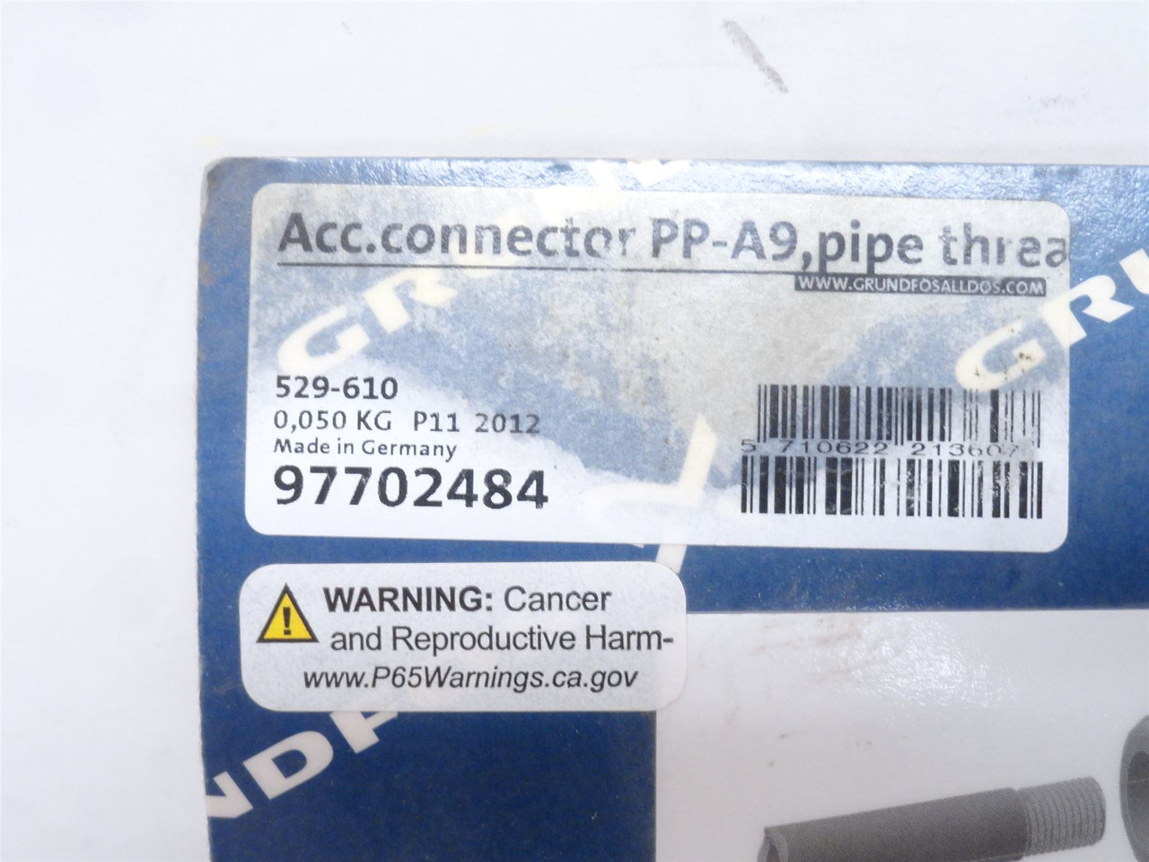 Grundfos 529-610; Pump Connection 97702484; 1/2NPT