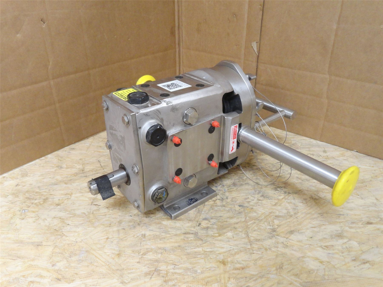 Ampco ZP1-015-0; Positive Displacement Pump; SS; 1-1/2" Clamp