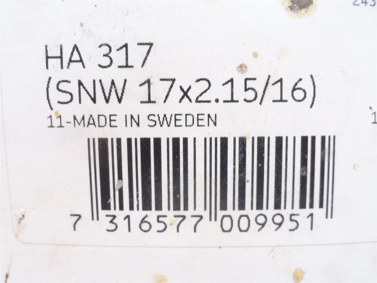 SKF HA317; Adapter Sleeve; 2-15/16"ID M85x2 Thread Size