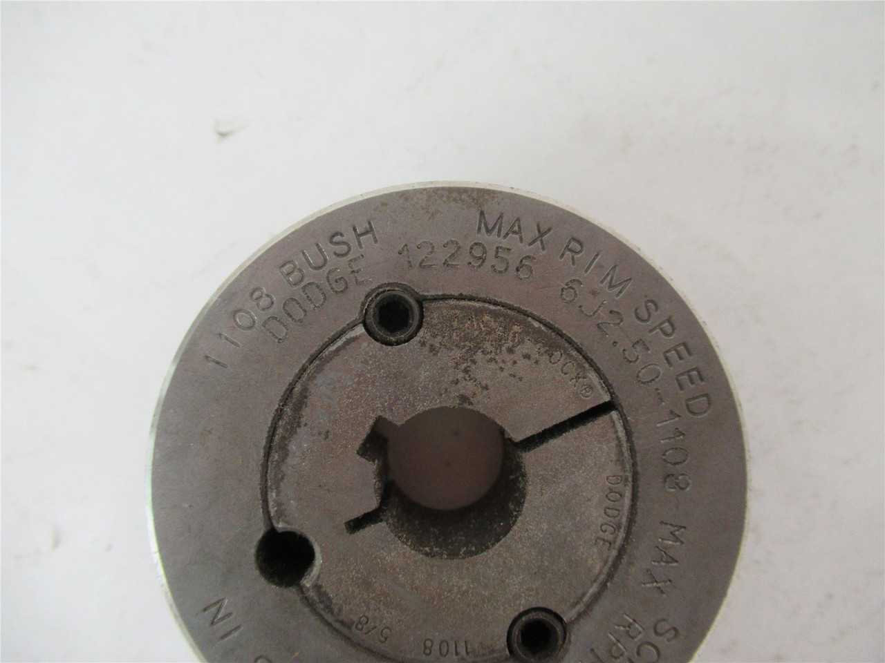 Dodge 122956 6J2.50-1108; Belt Pulley w/bushing 5/8"ID