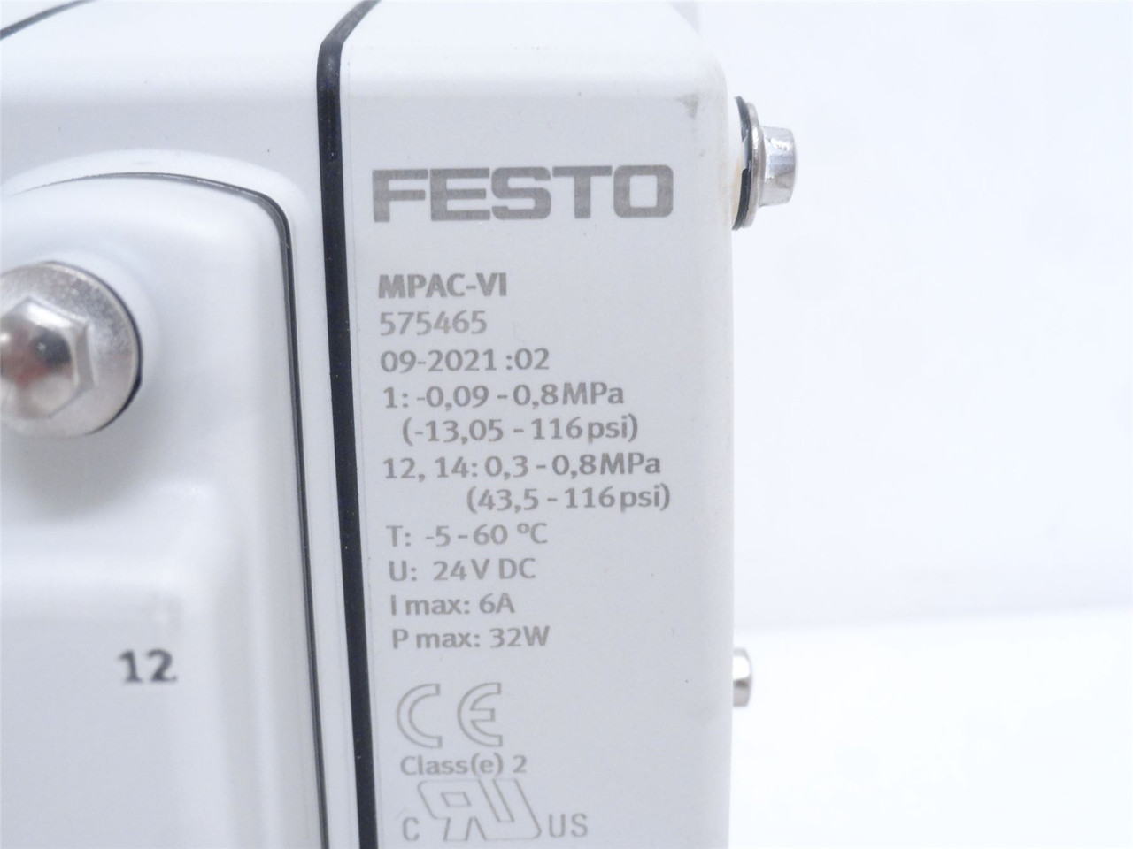Festo 35P-MS1-BGGZRDRE-EWBEEWB-3J+FC; Valve Manifold 575465
