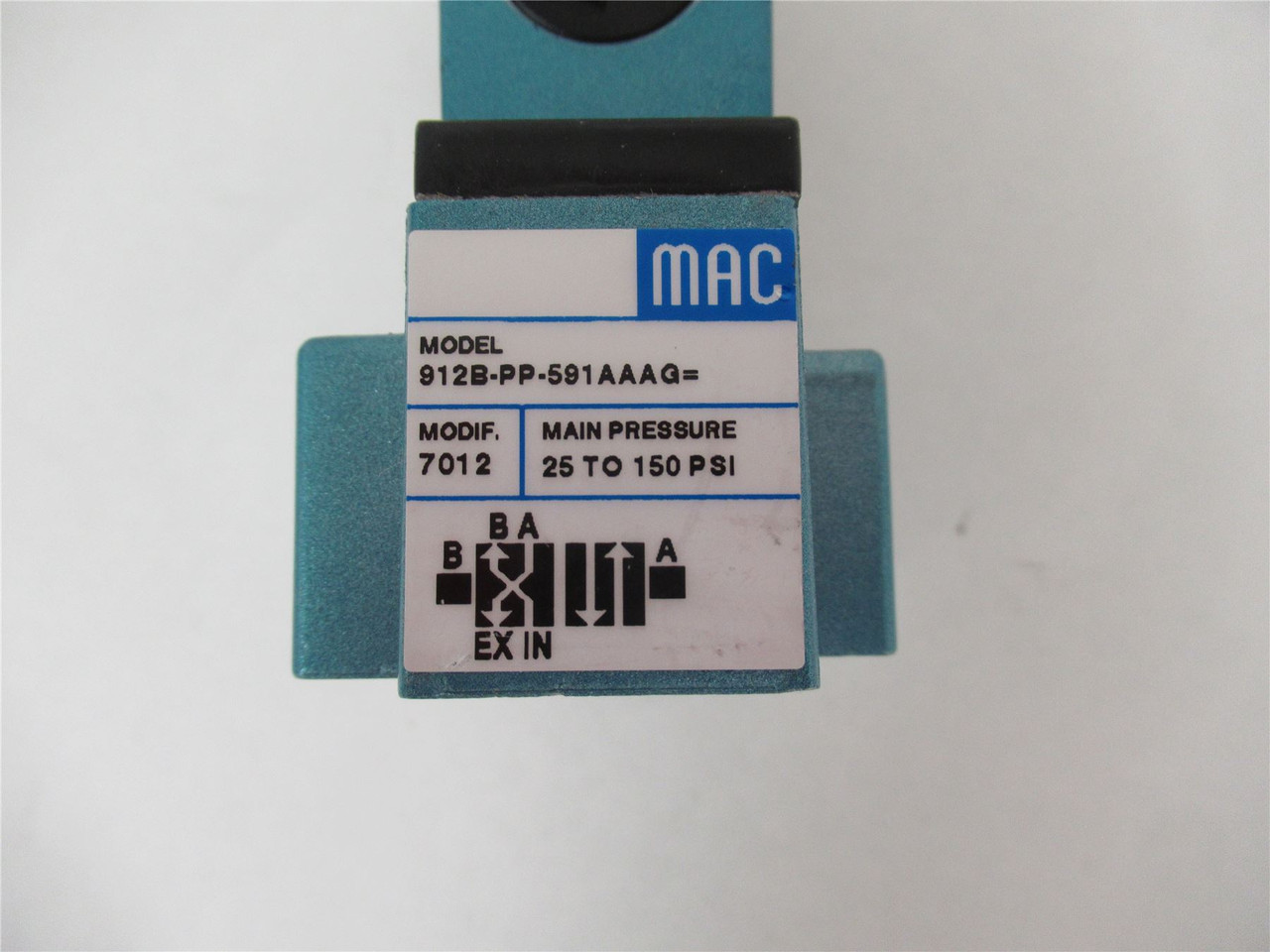 MAC PPE-591AAAG; Solenoid Valve 24 VDC 2.5 W 25-150 PSI