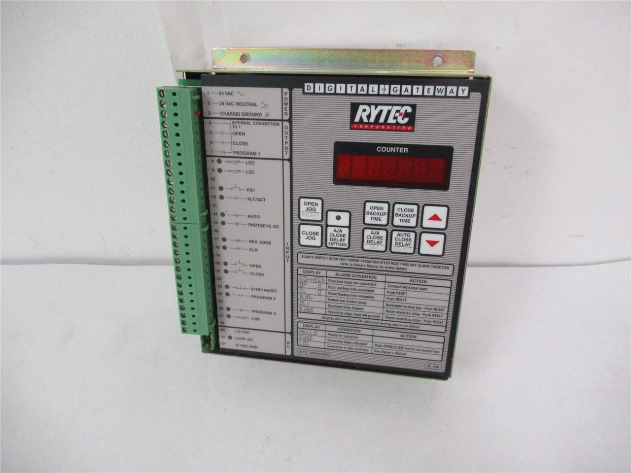 Rytec DG1200; Door Logic Controller Digital Gateway 24 VAC