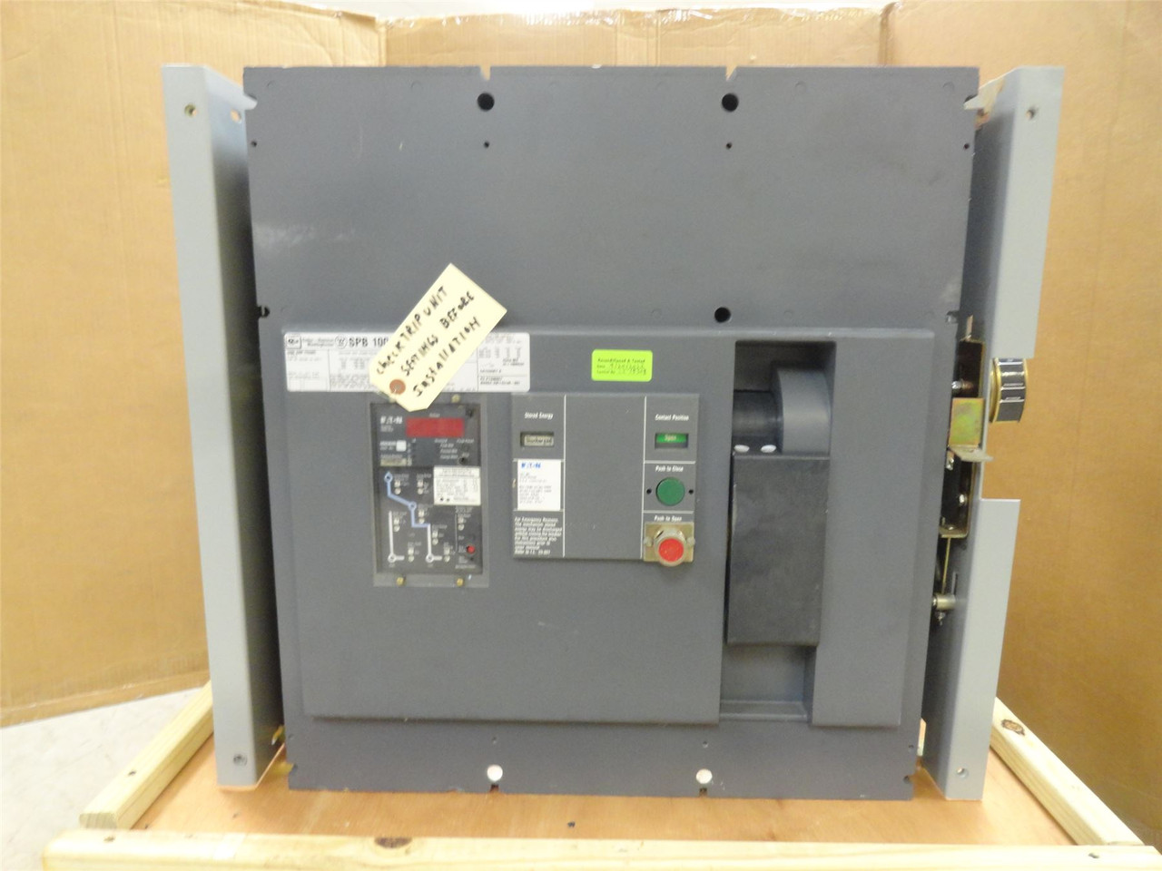 Eaton SPB100; Modular Circuit Breaker SPBR340R; 4000A; 3P; 600VAC