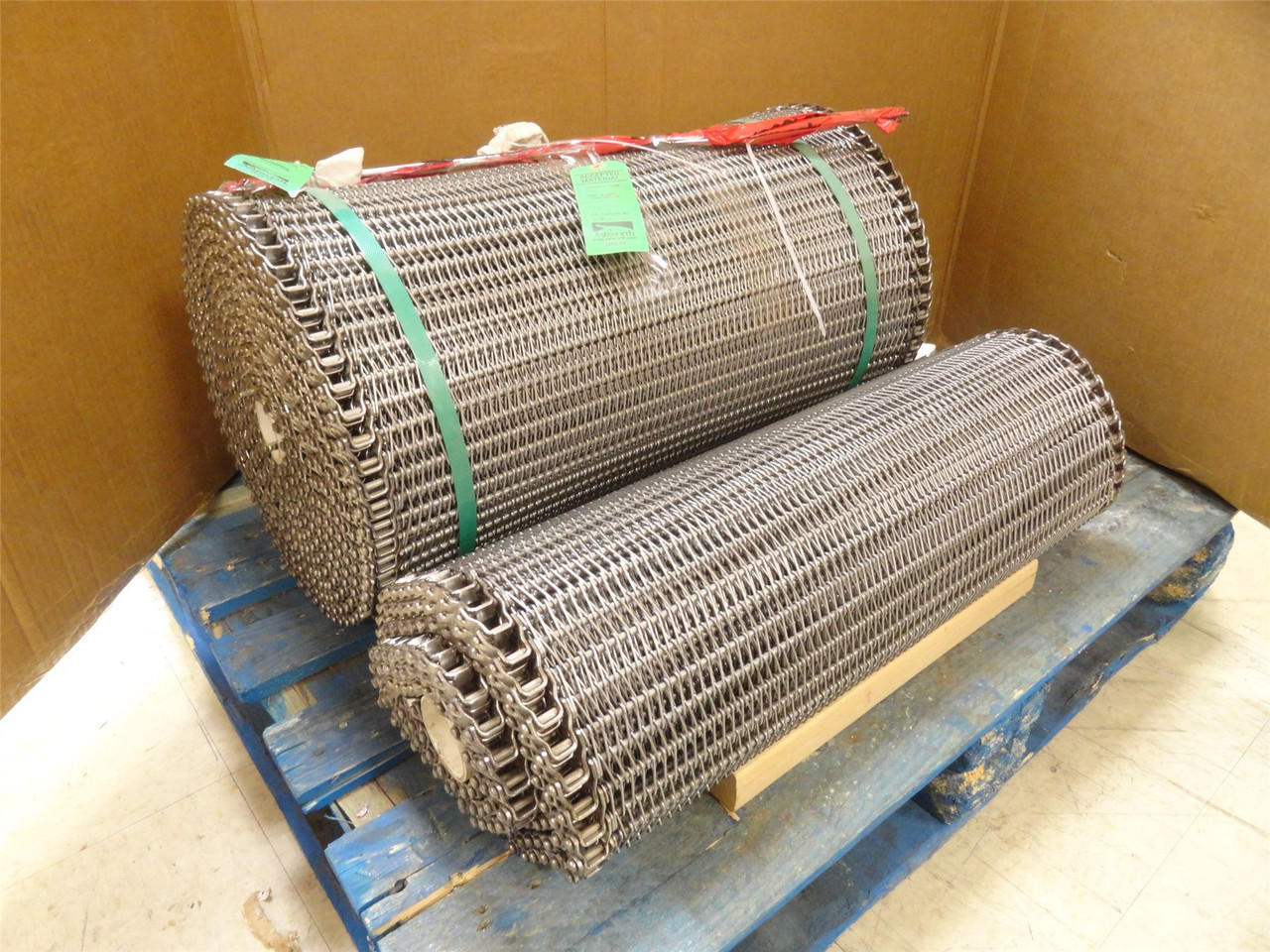 Ashworth 6075; Lot-40'; Steel Conveyor Belting; 23-1/2" Wide