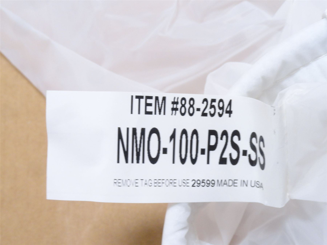 MFG- NMO-100-P2S-SS; Lot-17; Sewn Mesh Filter Bags 88-2594