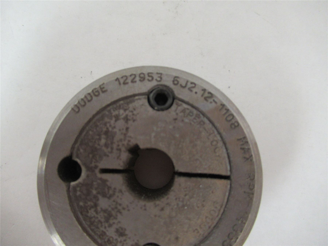 Dodge 122953 6J2.12-1108; Belt Pulley w/bushing 1/2"ID