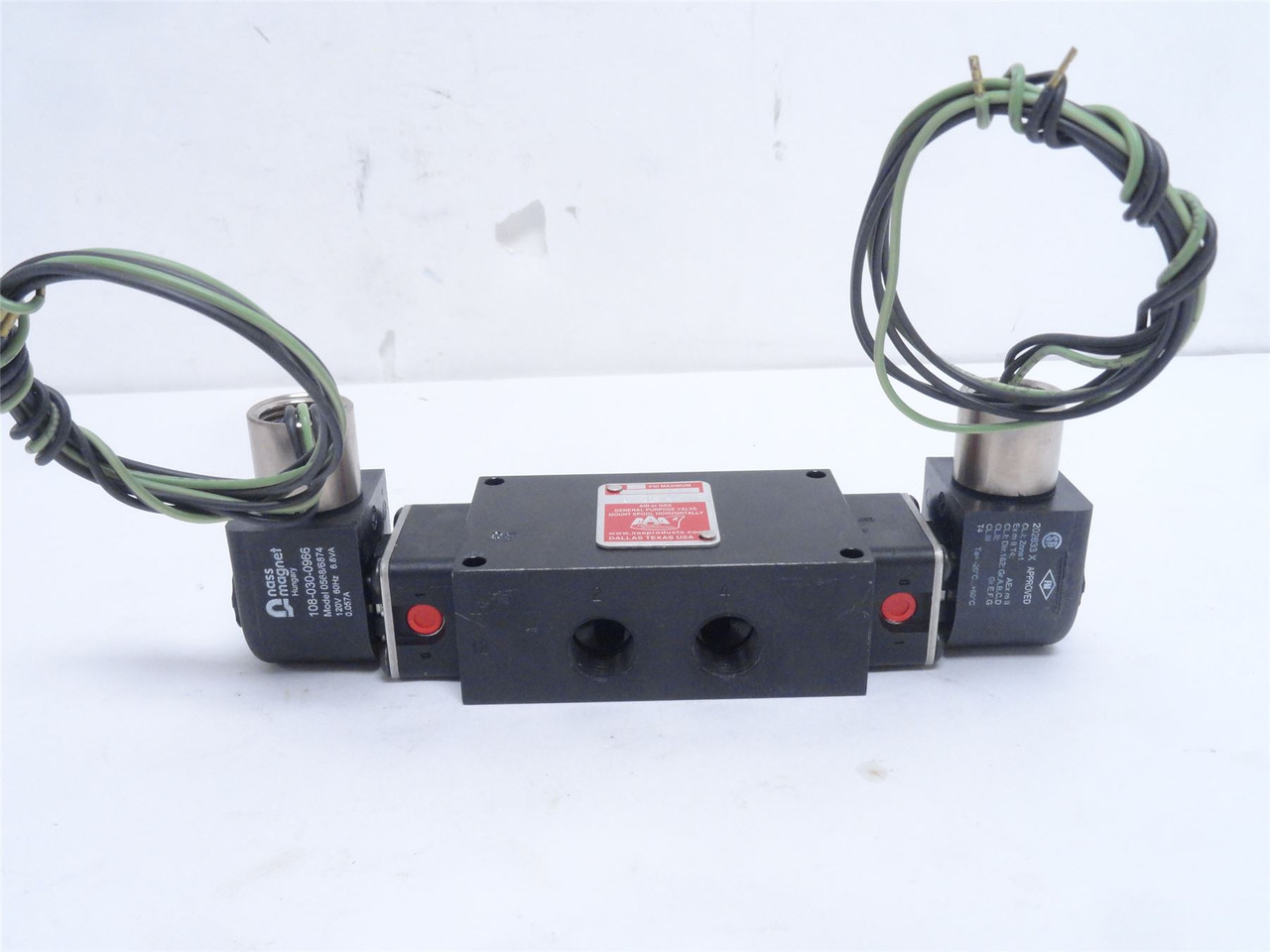 AAA ESS3X; Solenoid Air Valve; 150PSI; 120VAC; 3/8NPT; 2-Pos