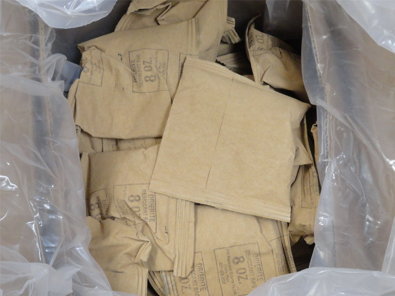 Drierite 60018; Box-100; Desiccant Bags 2140K56; 8oz