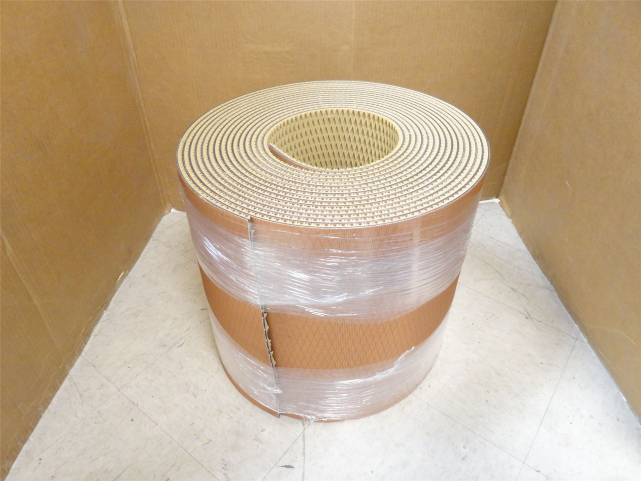 AIT 101588434; Tan Conveyor Belt; 18" Wide x 50' Long