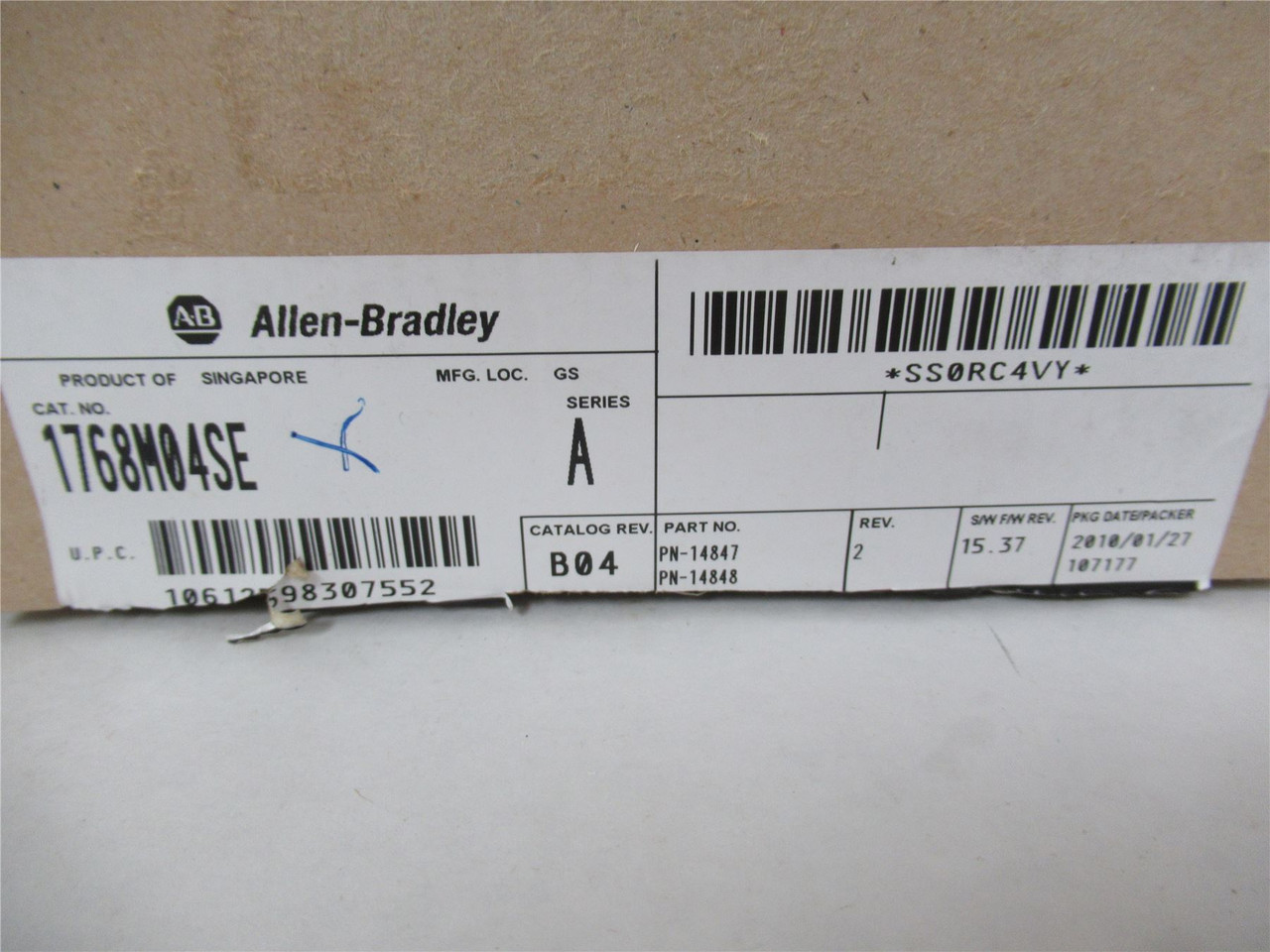 Allen-Bradley 1768M04SE; 4-Axis SERCOS Interface Module