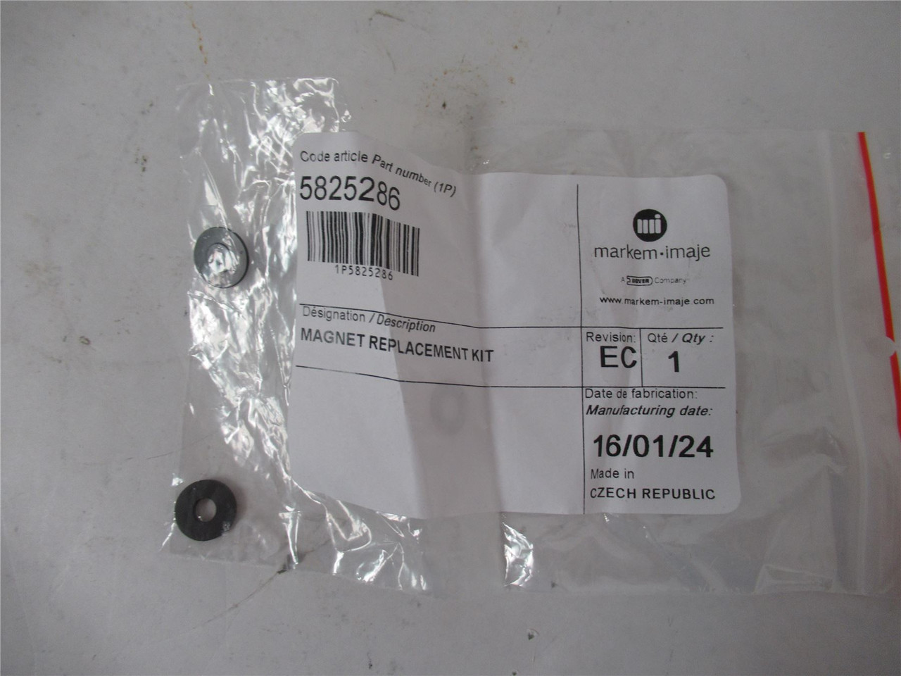 Markem 5825031; SD5 Hall Sensor Assembly & 5825286Magnet Kit