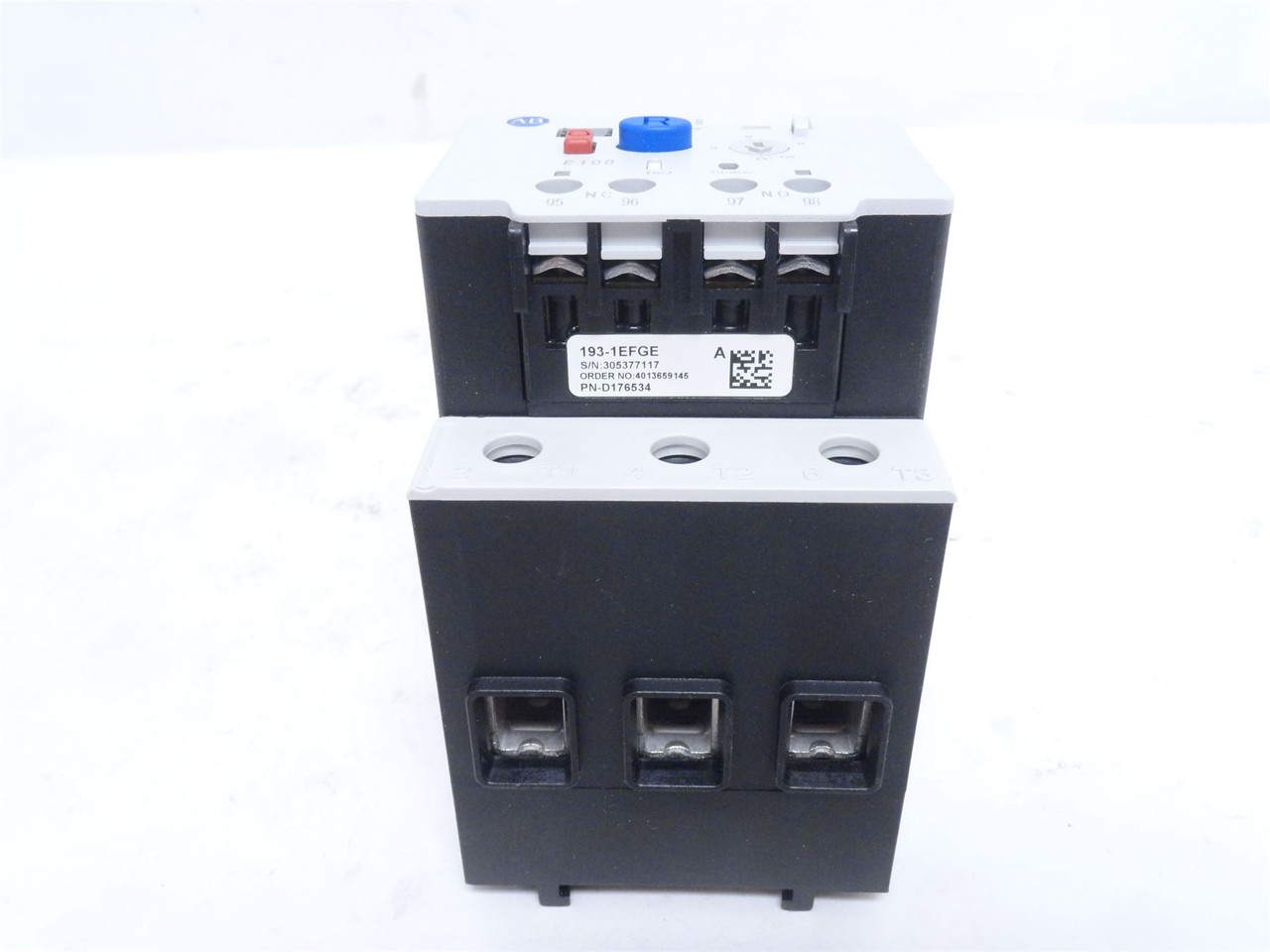 Allen-Bradley 193-1EFGE; IEC Overload Relay 20-100A; 3P; 600V