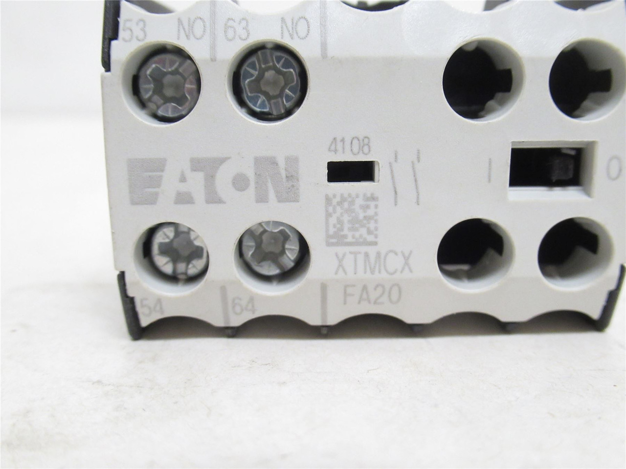 Eaton XTMCX-FA20; Front Mount Aux Contactor 10A; 600VAC; 2-NO