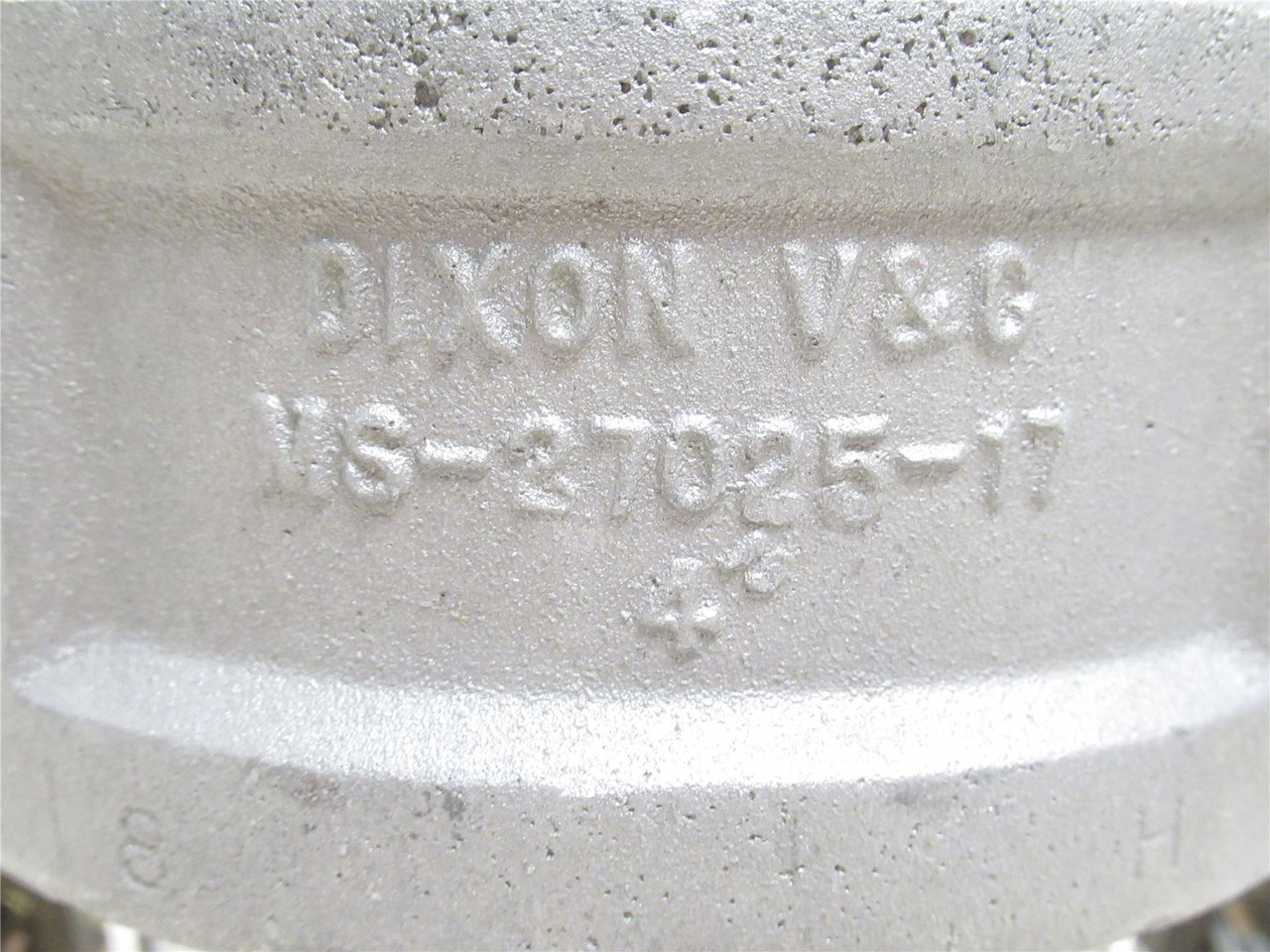 Dixon MS-27025-17; Cam And Groove Coupler Fitting; Size: 4"