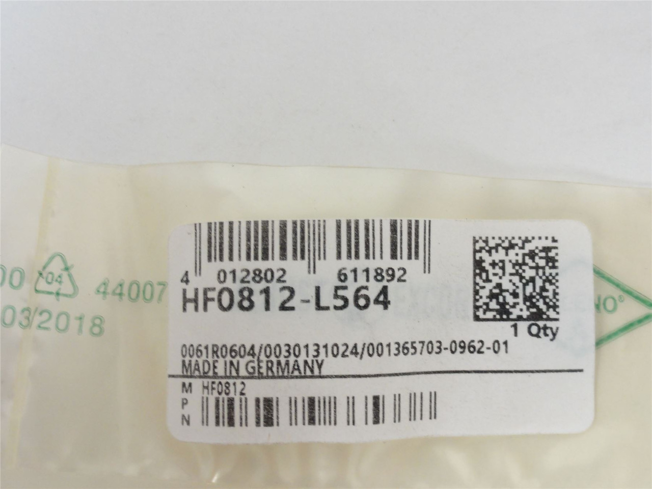 INA HF0812-L564; Needle Bearing; 8mm ID; 12mm OD; 12mm Width