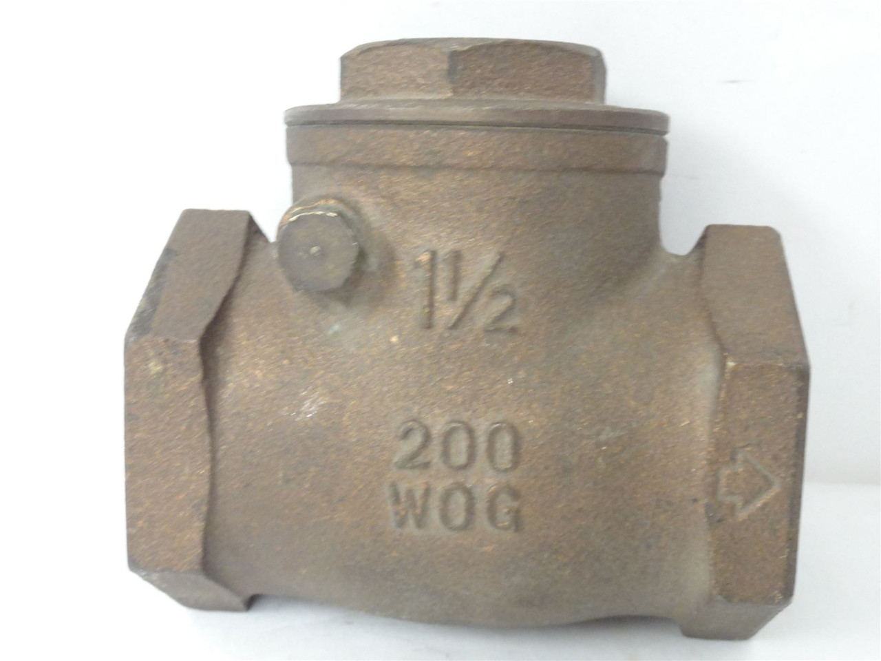 MFG- 10F305; Swing Check Valve; Bronze; 1-1/2" FNPT