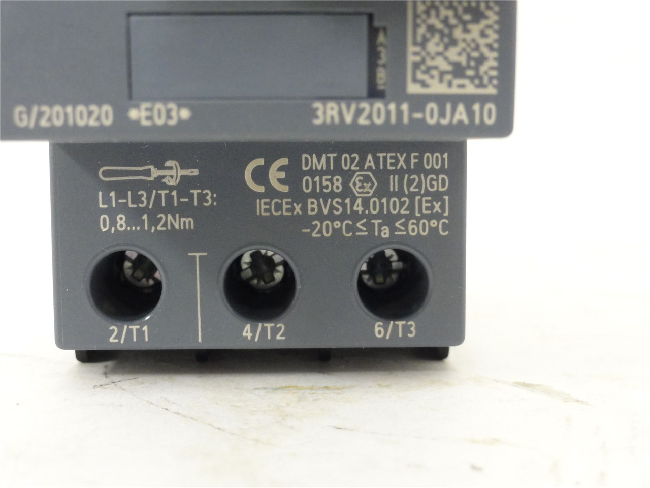 Siemens 3RV2011-0JA10; Manual Starter; .7 to 1Amp