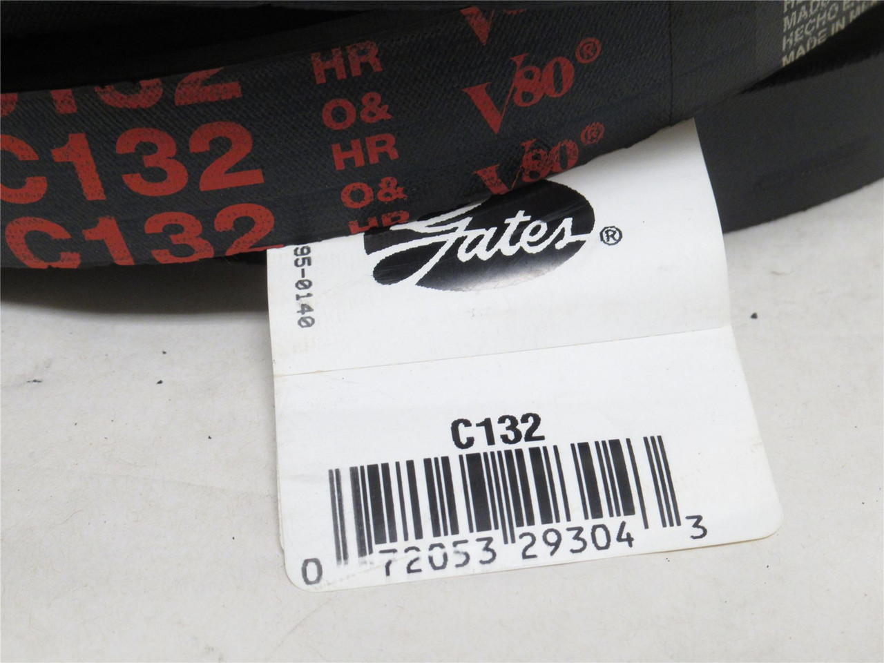 Gates C132; V-Belt; 136" Long x 7/8" Top Width x 17/32 Height