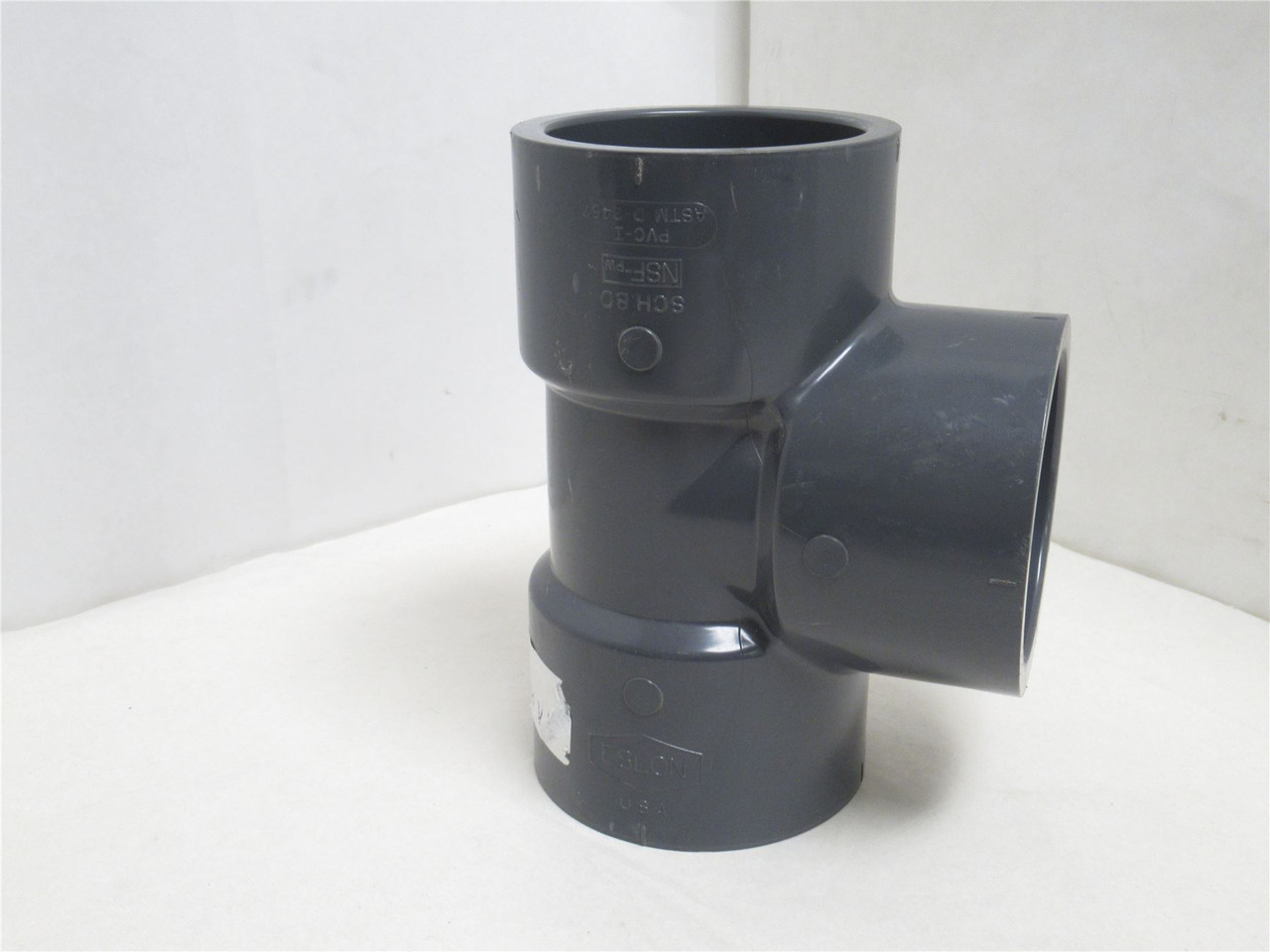 Eslon 801-025; PVCI Tee; Sch: 80; Size: 2-1/2" Socket
