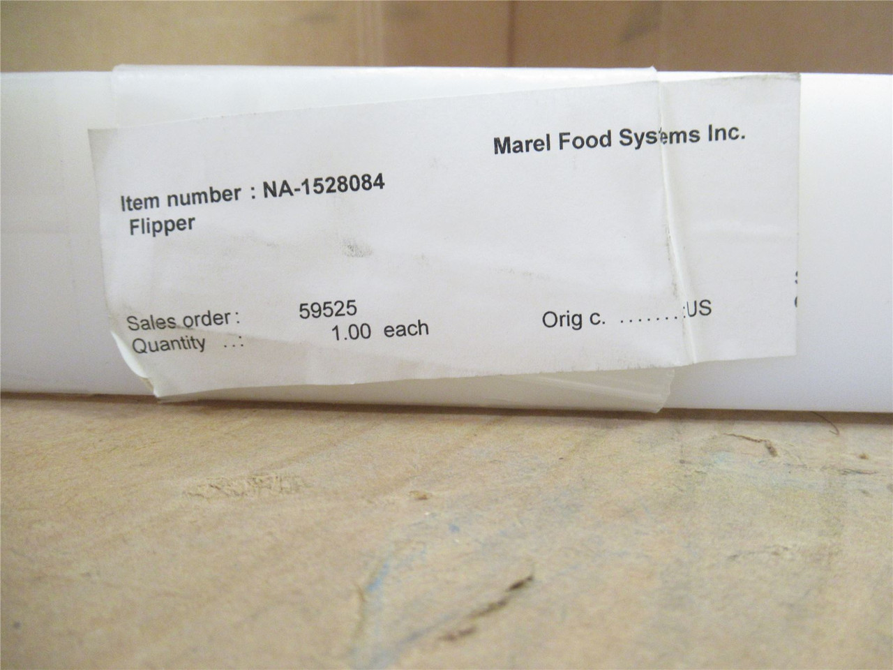 Marel NA1528084; Flipper; 18-1/2" Long x 2" Width