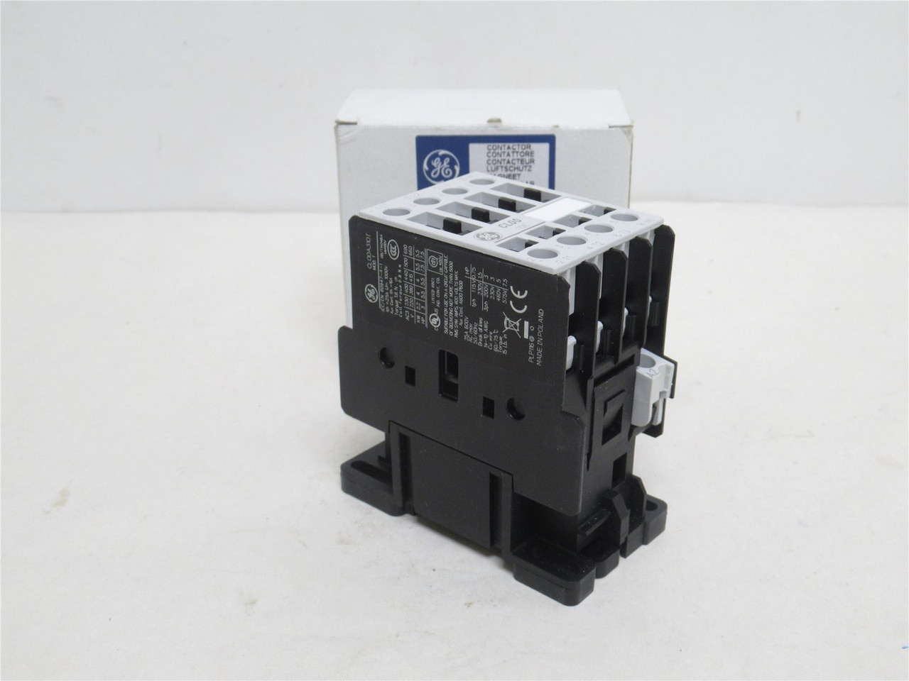 GE CL00A310TJ; Contactor; 25A; 4P; 600V; Coil: 120VAC