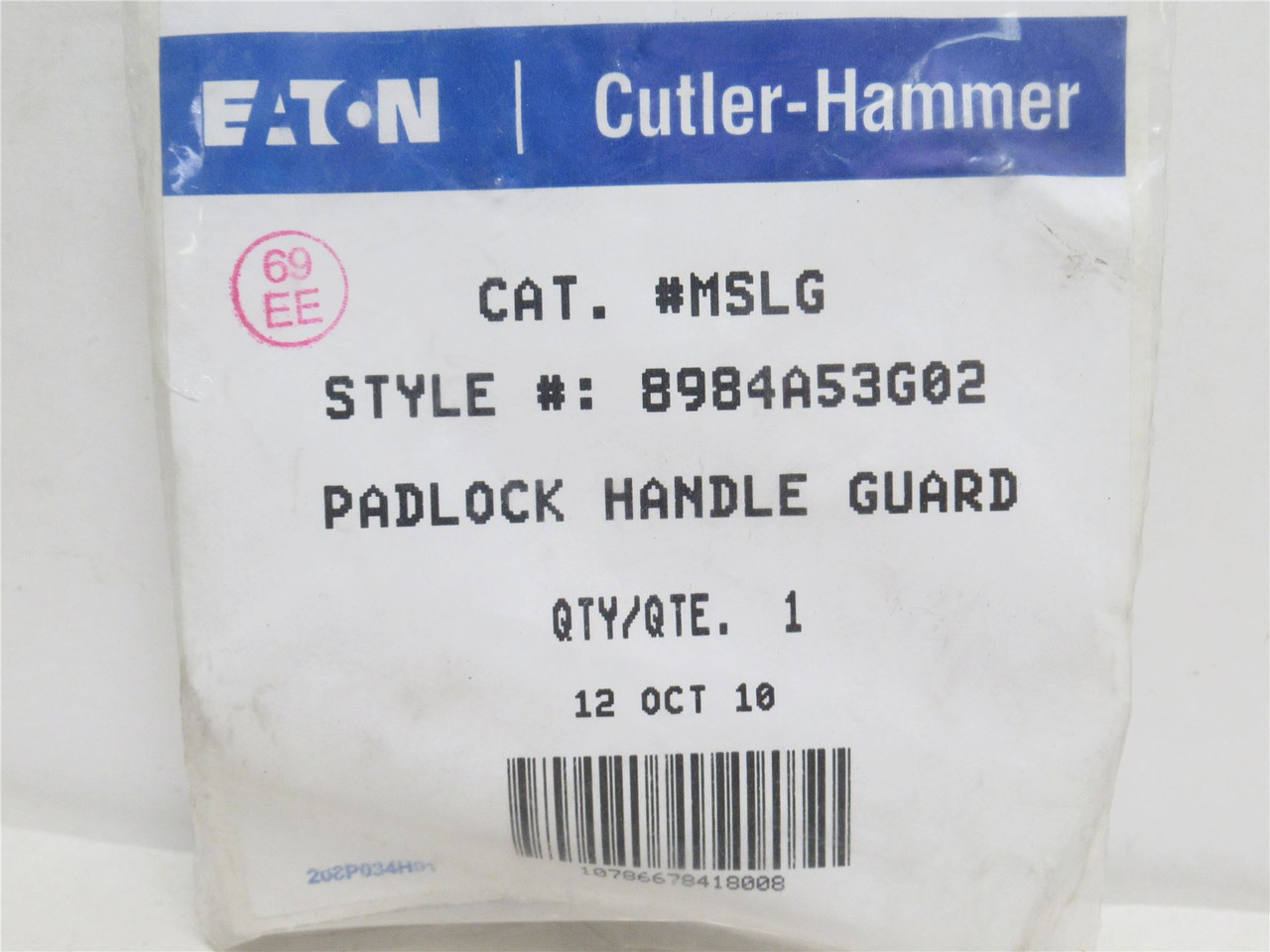 Eaton MSLG; Circuit Breaker Padlock Handle more than 1A