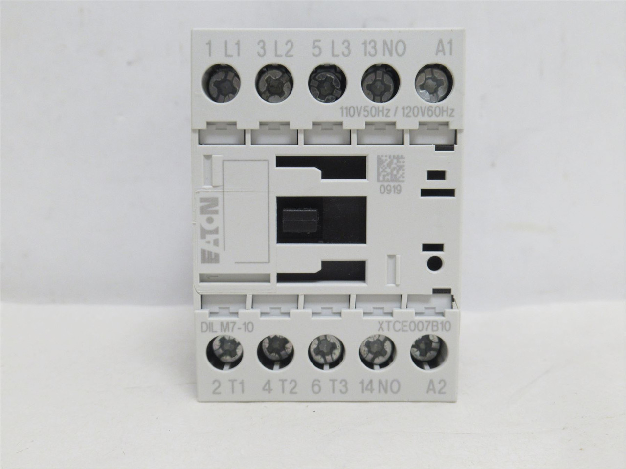 Eaton XTCE007B10A; Contactor 20A; 3P; 600VAC; Coil 110/120VAC