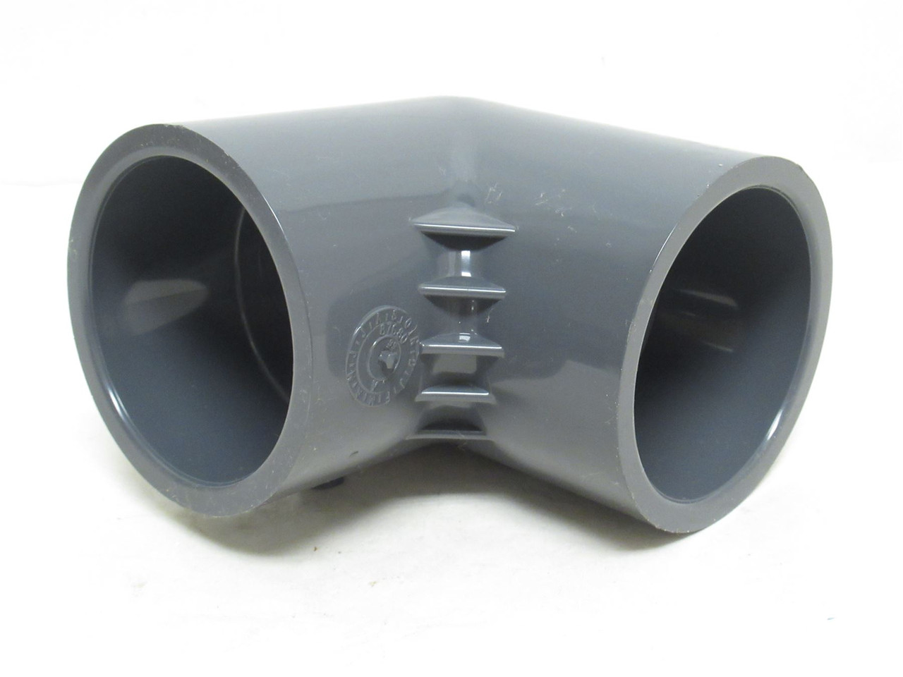Dura 806-025; Lot-2 PVC Elbow; 90Deg; Sch: 80; 2-1/2"; Socket