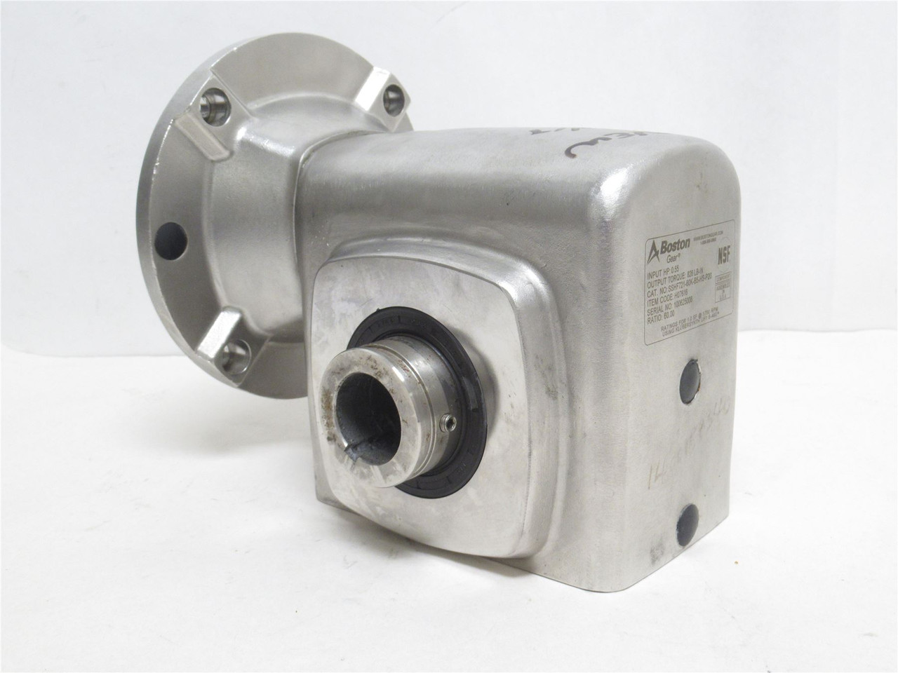 Boston Gear SSHF721-60K-B5-HS-P20; Gear Reducer SS; 60:1 Ratio