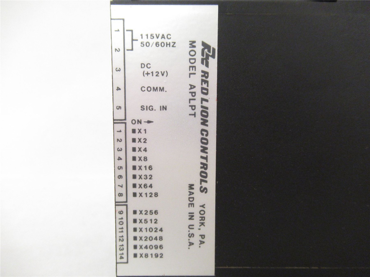 Red Lion APLPT400; LED Counter;4-Character; 115V; Panel Mount