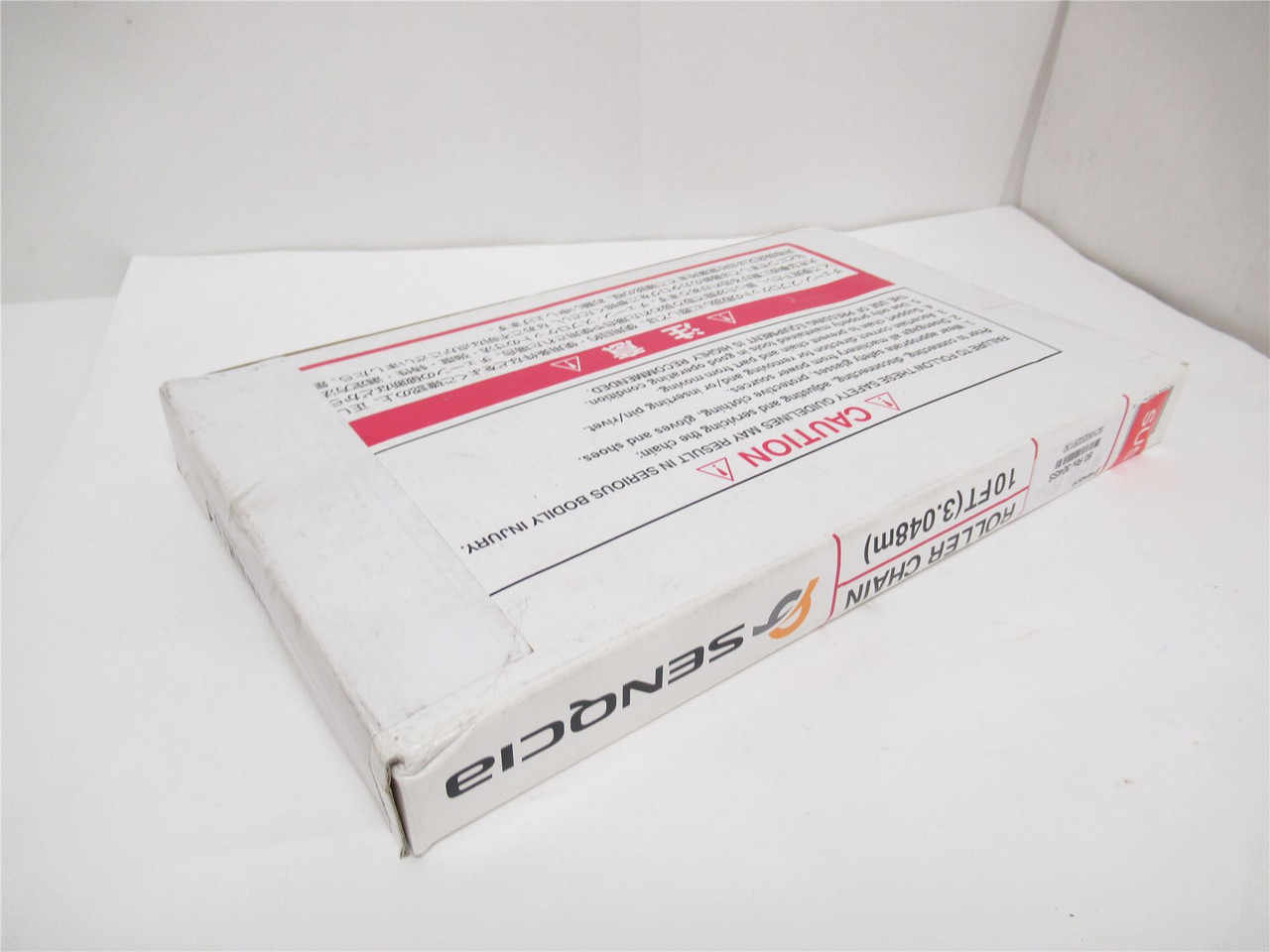 Senqcia 60RIV-304SS; Riveted Mega-Chain #60; SS-304; 10'L