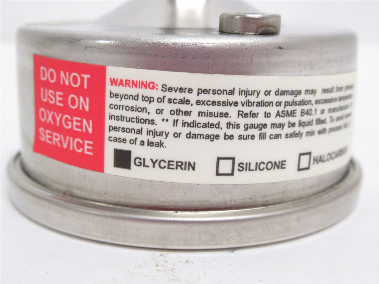 Ashcroft 631008SL01B400; Liquid Fill Pressure Gauge 0-400Psi