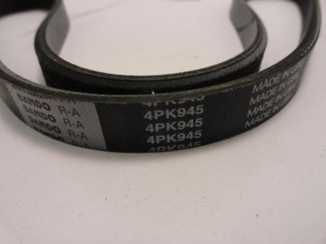 Bando 4PK945; Serpentine Belt 372K4; 4-ribs 37.2"L; 1MGL1