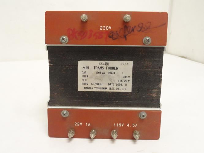 Nagoya Yoshikawa CSA-0523; CryoVac Transformer; 540vA; 230V