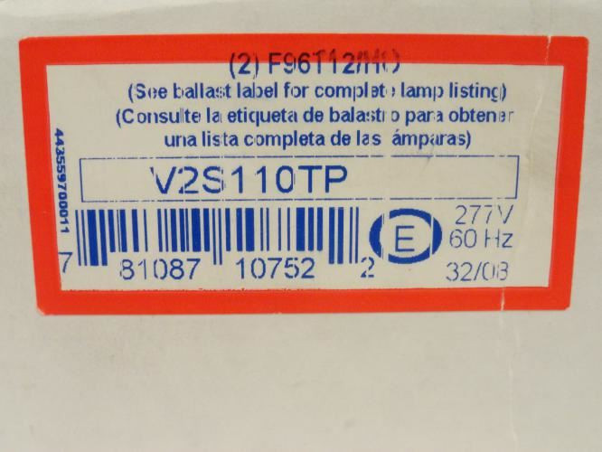 Philips V2S110TP; High Output Magnetic Ballast; 277VAC
