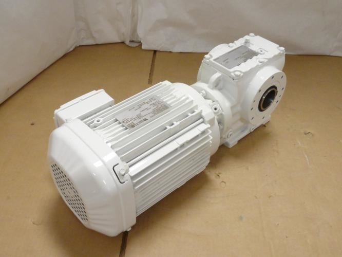 SEW ST57/TDRN90L4/DH; AC Gear Motor; 24.77:1 Ratio; 230/460VAC