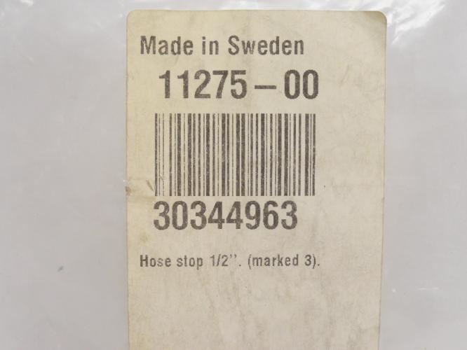 Nederman 11275-00; Air Hose Stop 30344963; Size: 1/2"