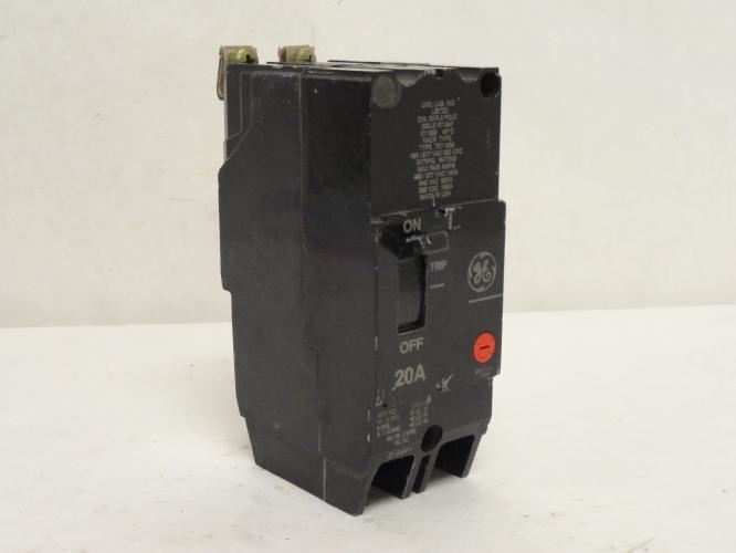 GE TEYM0220; Circuit Breaker; 20A; 2P; 277/480VAC; Bolt-On