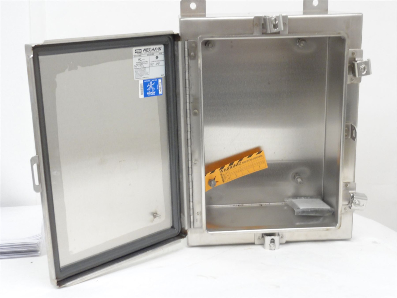 WIEGMANN SSN4161208; Enclosure; 304SS; N4X; 14ga; 16"H x 12"W